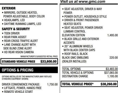 2021 GMC Acadia SLE