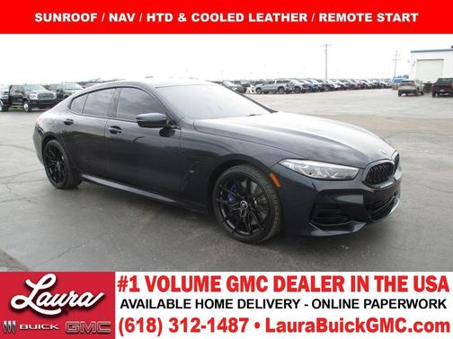 Carbon Black Metallic 2023 BMW 840 Gran Coupe i