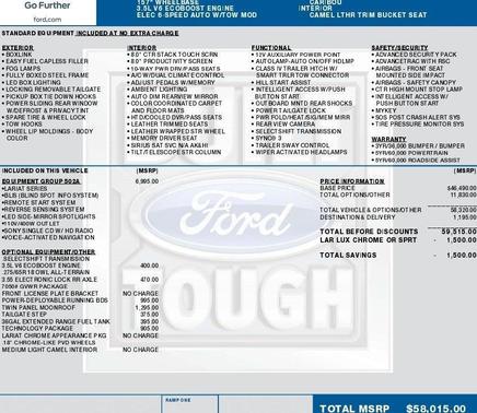 2016 Ford F-150 Lariat