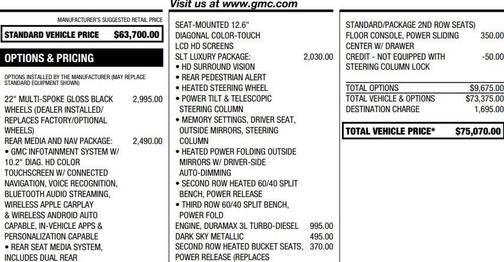 2021 GMC Yukon XL SLT