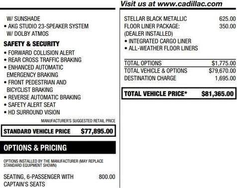 2026 Cadillac VISTIQ Sport