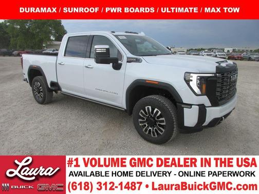 Glacier White 2026 GMC Sierra 2500 Denali Ultimate
