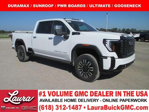 Summit White 2026 GMC Sierra 2500 Denali Ultimate
