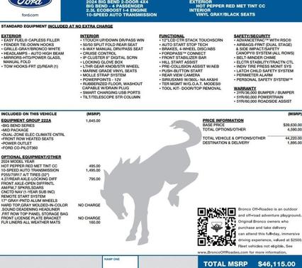 2024 Ford Bronco Big Bend