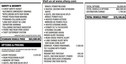 2023 Chevrolet Tahoe Z71