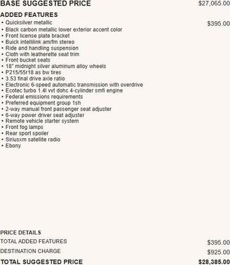 2017 Buick Encore Sport Touring