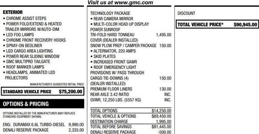 2025 GMC Sierra 3500 Denali