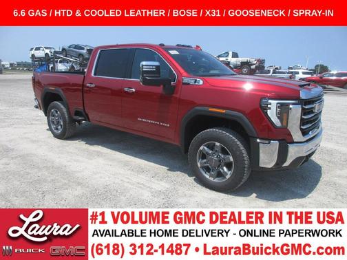 Volcanic Red 2026 GMC Sierra 2500 SLT