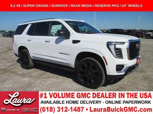 Summit White 2026 GMC Yukon Denali