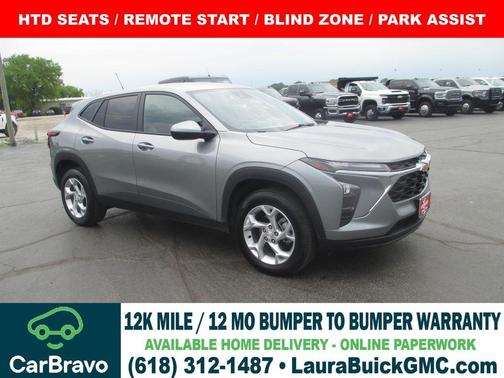 Sterling Gray Metallic 2025 Chevrolet Trax LS
