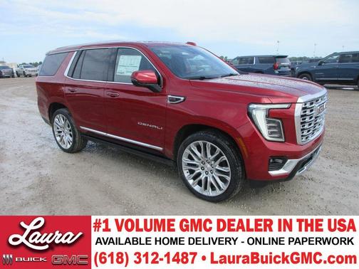 Volcanic Red 2026 GMC Yukon Denali