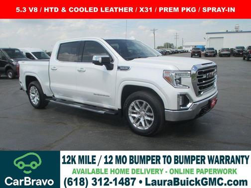 White Frost Tri-Coat 2022 GMC Sierra 1500 Limited SLT