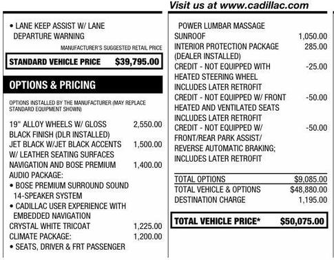 2022 Cadillac CT4 Sport