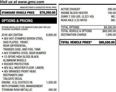 2024 GMC Sierra 1500 AT4X