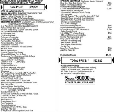 2021 Jeep Wrangler Rubicon