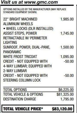 White Frost Tri-Coat 2022 GMC Yukon Denali
