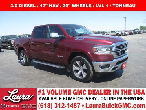 Delmonico Red Pearlcoat 2020 RAM 1500 Laramie