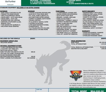 2022 Ford Bronco Wildtrak