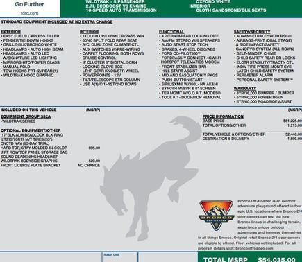 2022 Ford Bronco Wildtrak