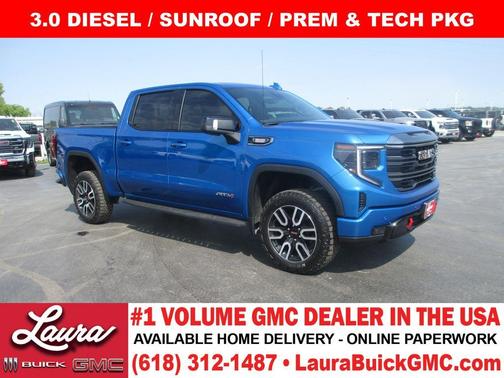 Dynamic Blue Metallic 2024 GMC Sierra 1500 AT4