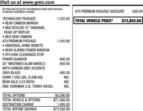 2024 GMC Sierra 1500 AT4