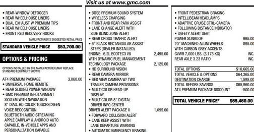2020 GMC Sierra 1500 AT4