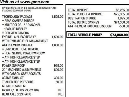 2024 GMC Sierra 1500 AT4