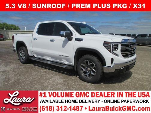 Summit White 2026 GMC Sierra 1500 SLT