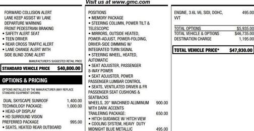 2021 GMC Acadia SLT