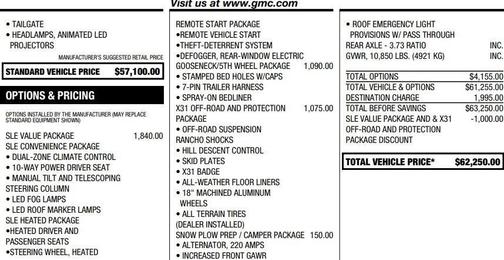 2025 GMC Sierra 2500 SLE