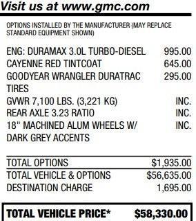 2021 GMC Sierra 1500 AT4