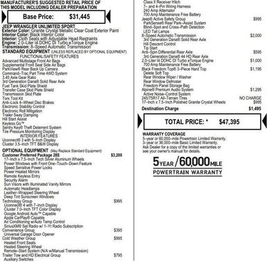 2018 Jeep Wrangler Unlimited Sport