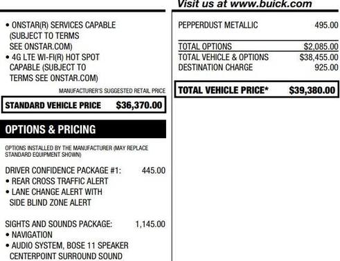 2019 Buick LaCrosse Essence