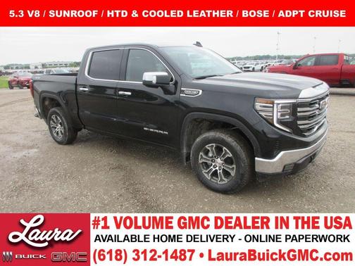 Onyx Black 2026 GMC Sierra 1500 SLT