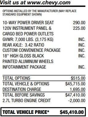 2022 Chevrolet Silverado 1500 Limited Custom Trail Boss