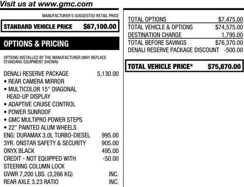 2023 GMC Sierra 1500 Denali