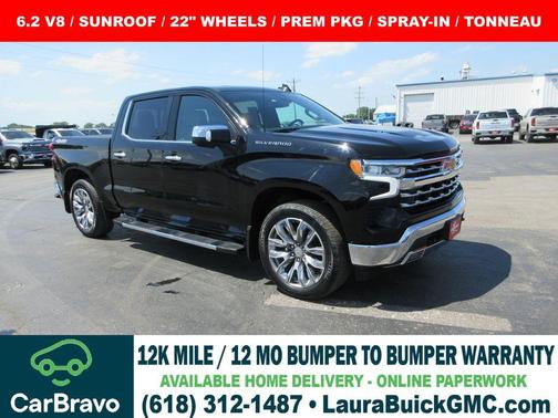Black 2023 Chevrolet Silverado 1500 LTZ