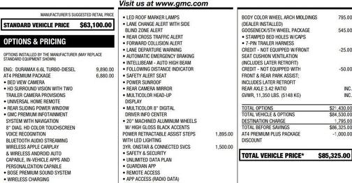2022 GMC Sierra 2500 AT4