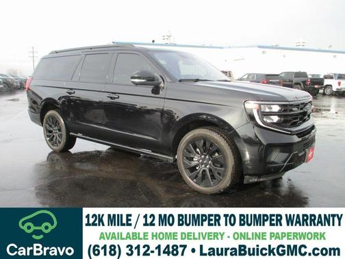 Agate Black Metallic 2025 Ford Expedition Max Platinum