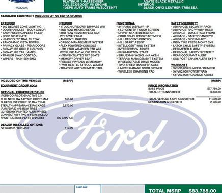 2025 Ford Expedition Max Platinum