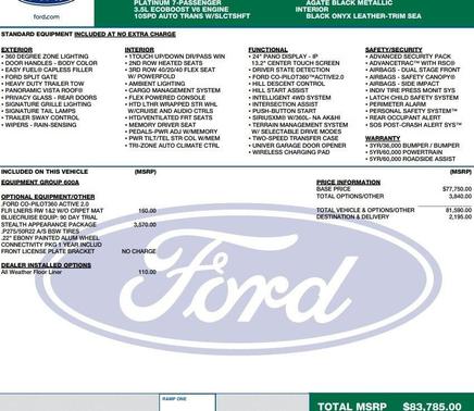 2025 Ford Expedition Max Platinum