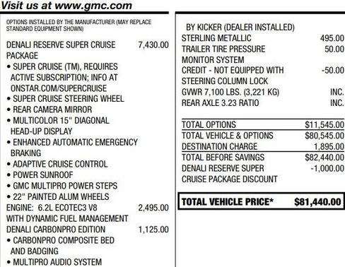 2023 GMC Sierra 1500 Denali