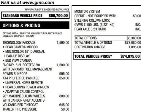 2023 GMC Sierra 1500 AT4