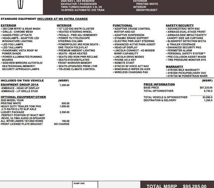 2020 Lincoln Navigator L Reserve