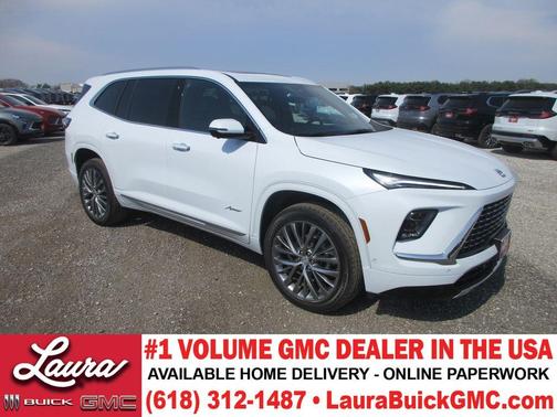 White Tri-Coat 2026 Buick Enclave Avenir