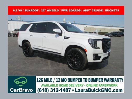 White Frost Tri-Coat 2023 GMC Yukon Denali