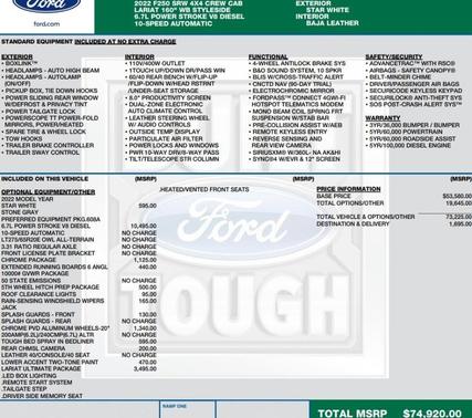 2022 Ford F-250 Lariat