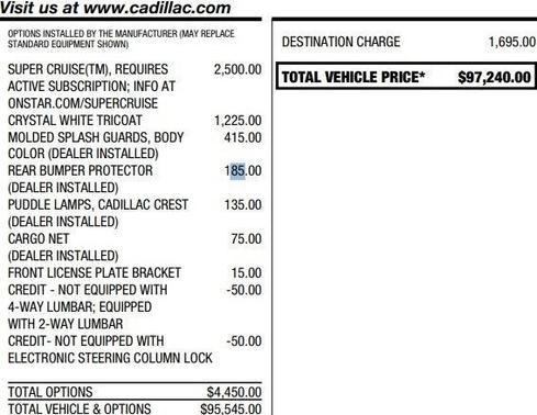 2022 Cadillac Escalade ESV Premium Luxury