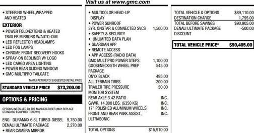 2023 GMC Sierra 3500 Denali