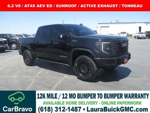 Onyx Black 2024 GMC Sierra 1500 AT4X